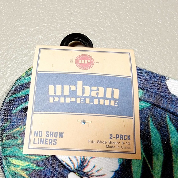 Urban Pipeline - No Show‎ Liner Socks - Pineapple & Gray NWT - Picture 4 of 4